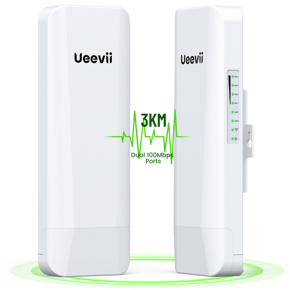 Long Range Wireless Bridges,Point to Point 3KM Outdoor Bridge 14dBi 100Mbps