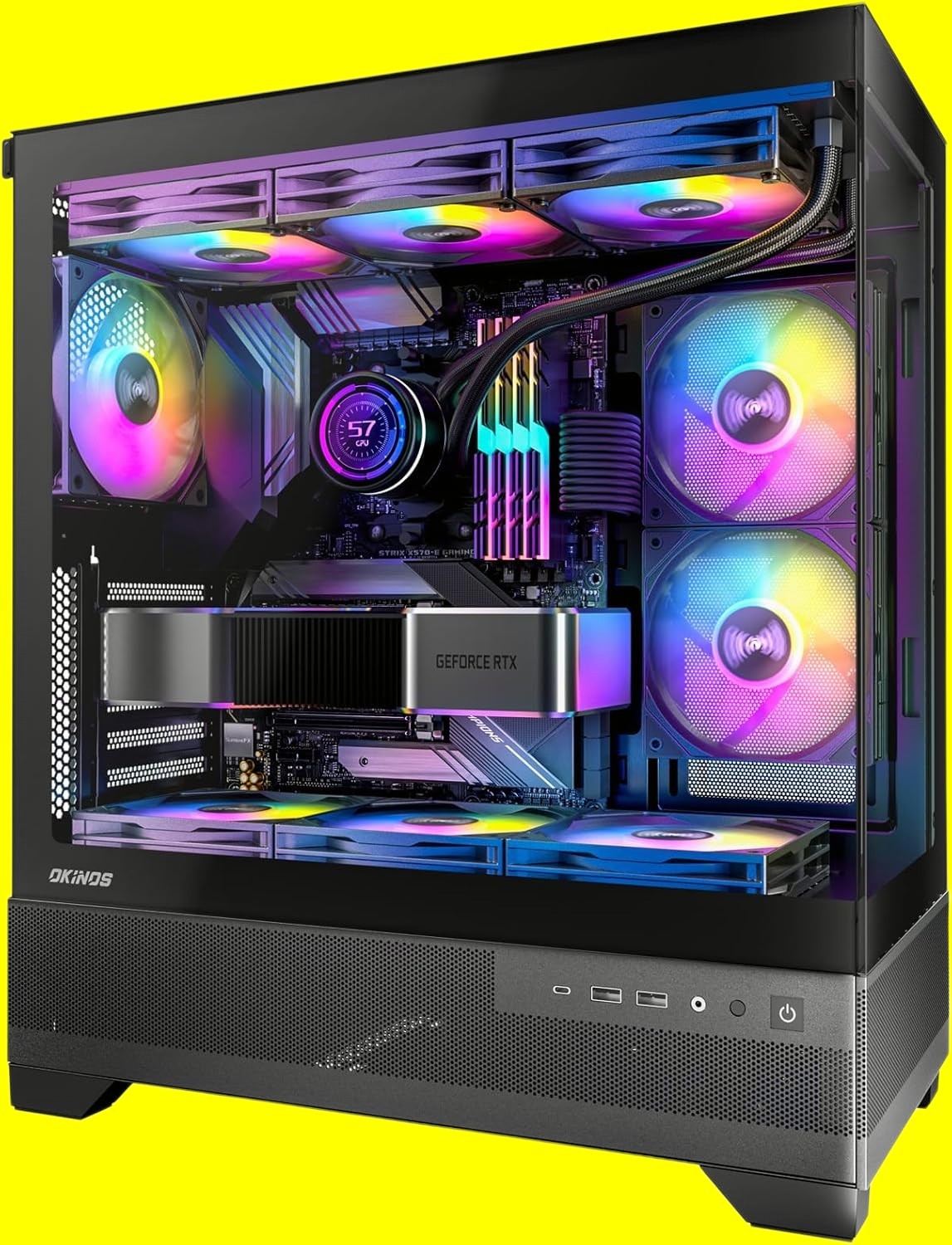 “FRAMERUSH” ARGB Gaming Desktop i7 Computer PC 32GB RAM 1TB SSD RTX 2060 Wifi