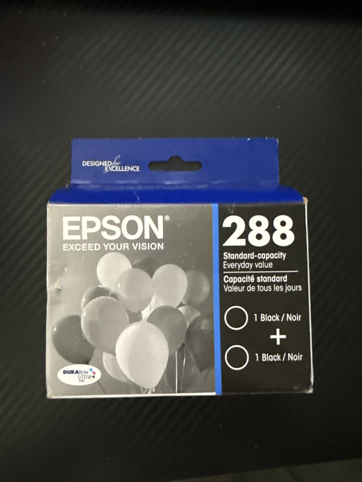 EPSON 288 STANDARD CAPACITY BLACK 2 PACK Exp 10/2025 Sealed
