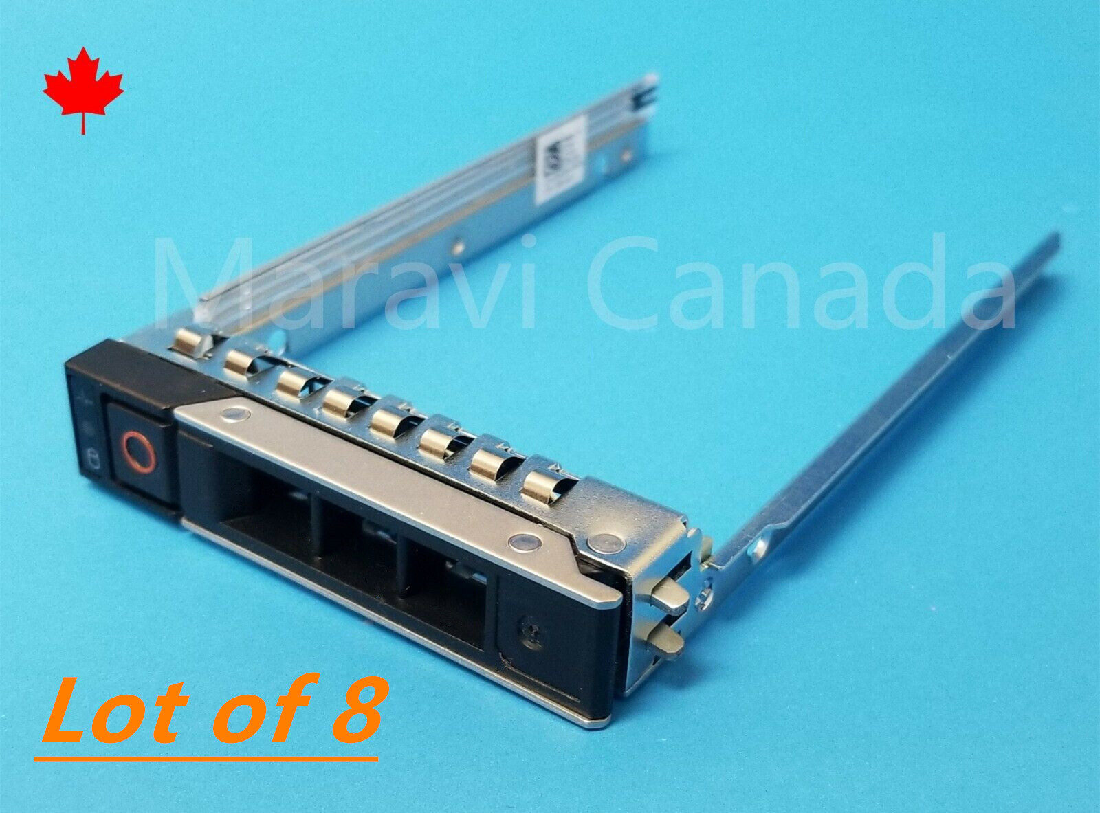 Lot 8: 2.5″ Hard Drive Tray Caddy DELL DXD9H Gen14 R640 R740 R740xd R940 R940XD