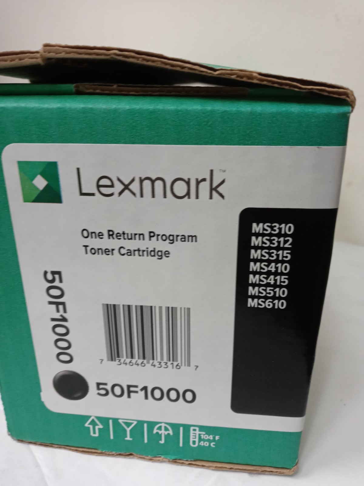 Lexmark 50F1000 Black Toner – OEM sealed – – MS310/312/315 – MS410/415 – New*