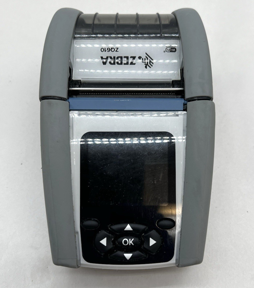 Zebra ZQ610 Portable Label Barcode Printer Bluetooth Wi-Fi