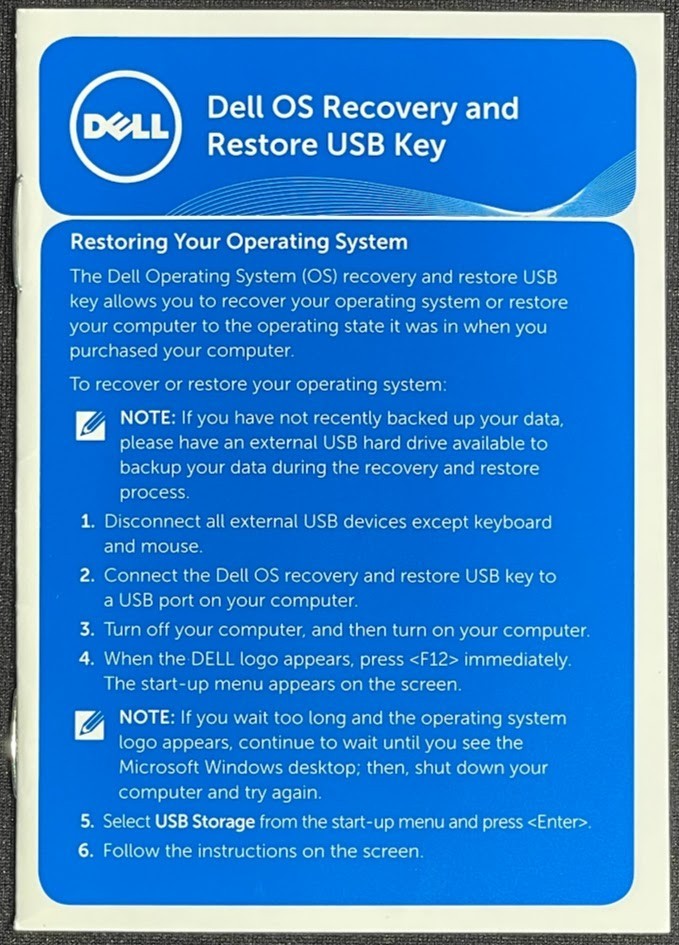 Microsoft Windows 7 Ultimate 64Bit OS Recovery & Restore USB Key / XRM18 / RXJ99