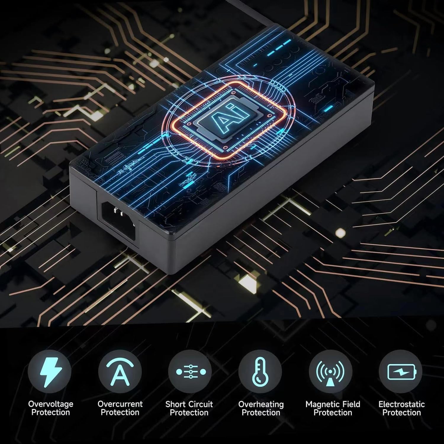 Cargador ASUS 120W 19V 6.32A, compatible A56 A93 FX50 y más, enchufe 5.5×2.5 mm