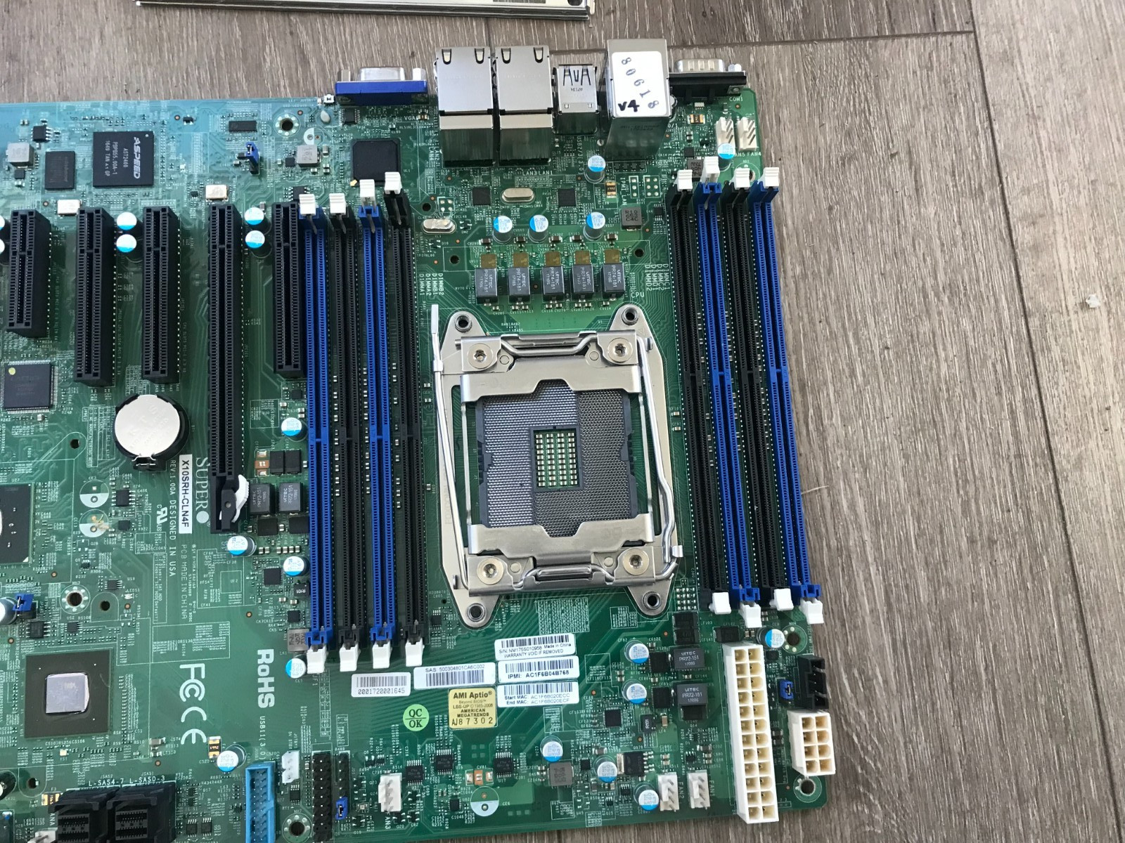 Supermicro X10SRH-CLN4F LGA 2011/Socket R Server Motherboard