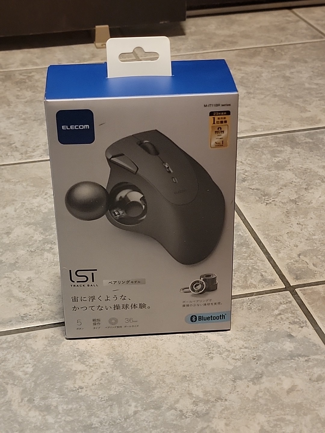 ELECOM IST TRACK BALL BLUETOOTH MOUSE M-IT11BRBK BRAND NEW