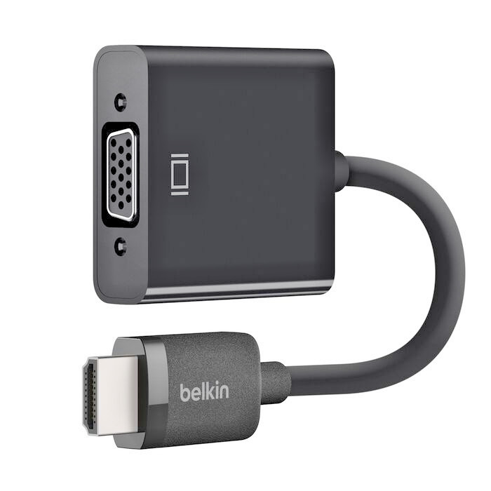 Belkin 6″ HDMI to VGA Adapter with Micro-USB Power – For Apple TV