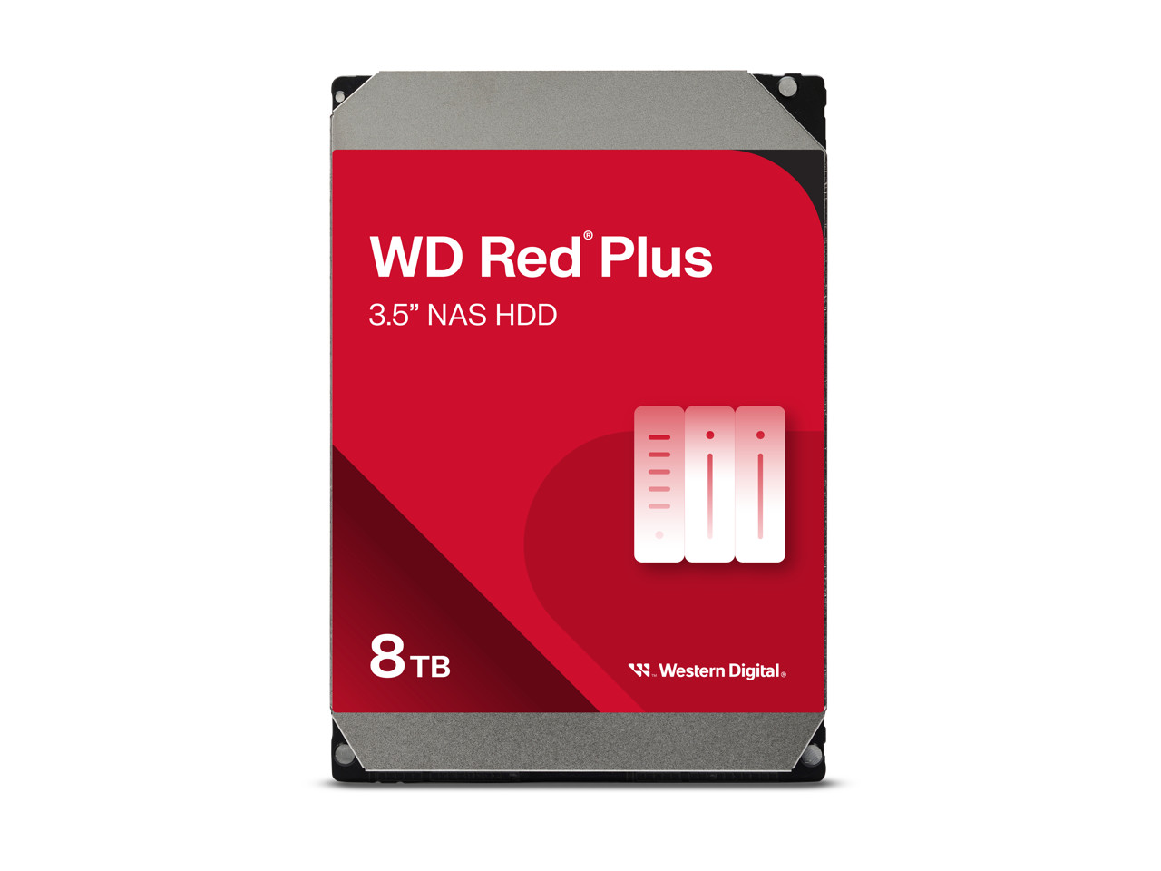 WD Red Plus WD80EFPX 8 TB Hard Drive – 3.5″ Internal – SATA (SATA/600) –