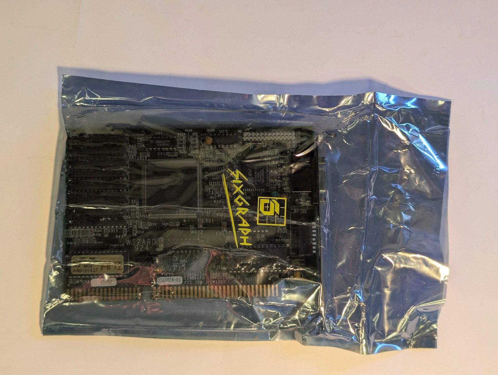 Sixgraph Wizard 924 SXGA graphics accelerator; S3 P86C924; 1 MB VRAM; ISA; NEW!