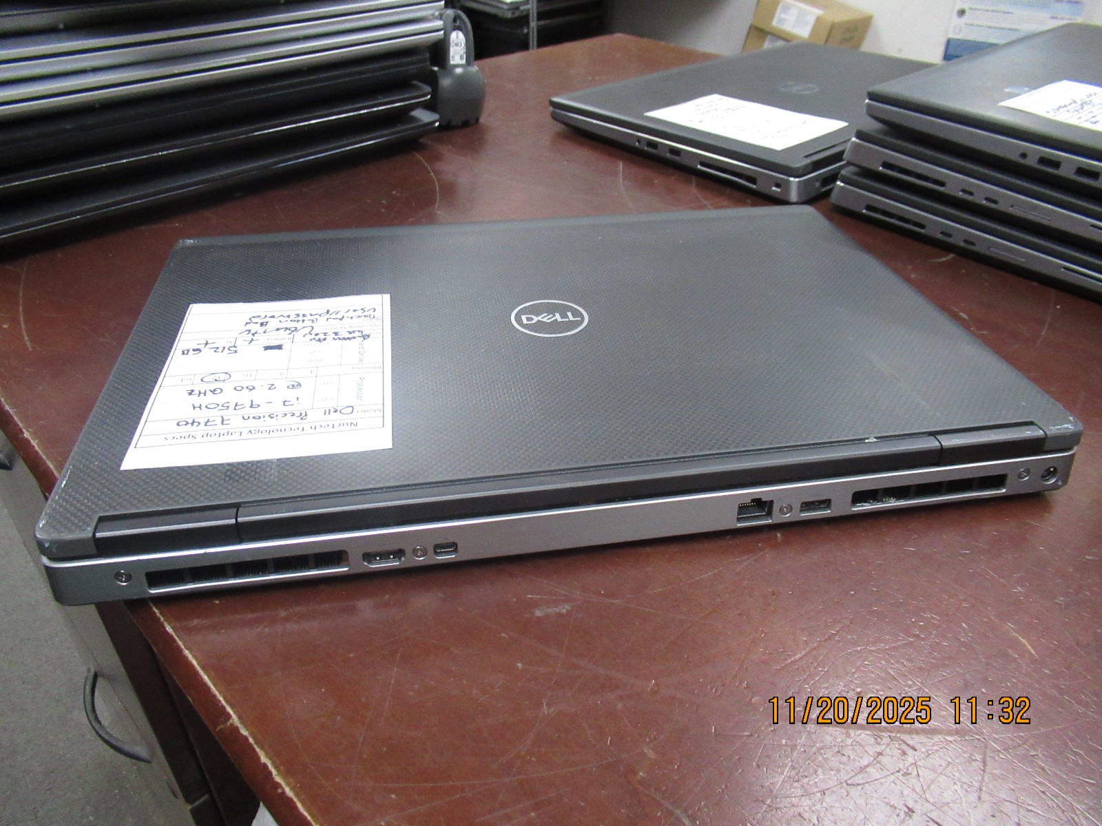 Dell Precision 7740 17.3″ 2.60GHz i7-9750H 32GB 512GB M2SSD WX 3200 Laptop+AC###