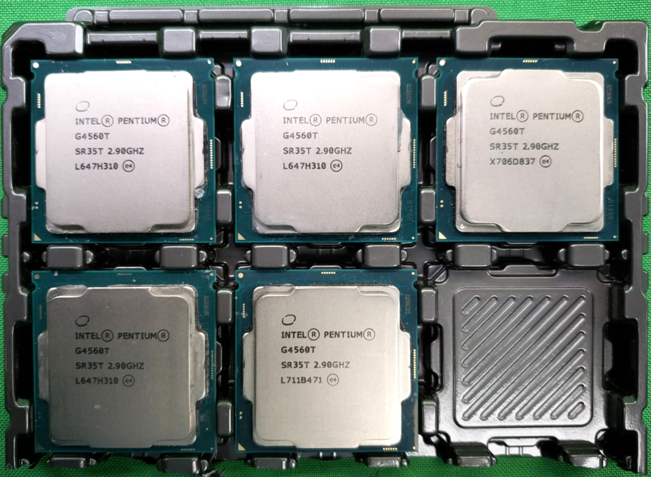 *Lot Of 5* Intel Pentium G4560T 2.90GHz Dual-Core 3MB LGA 1151 CPU P/N: SR35T