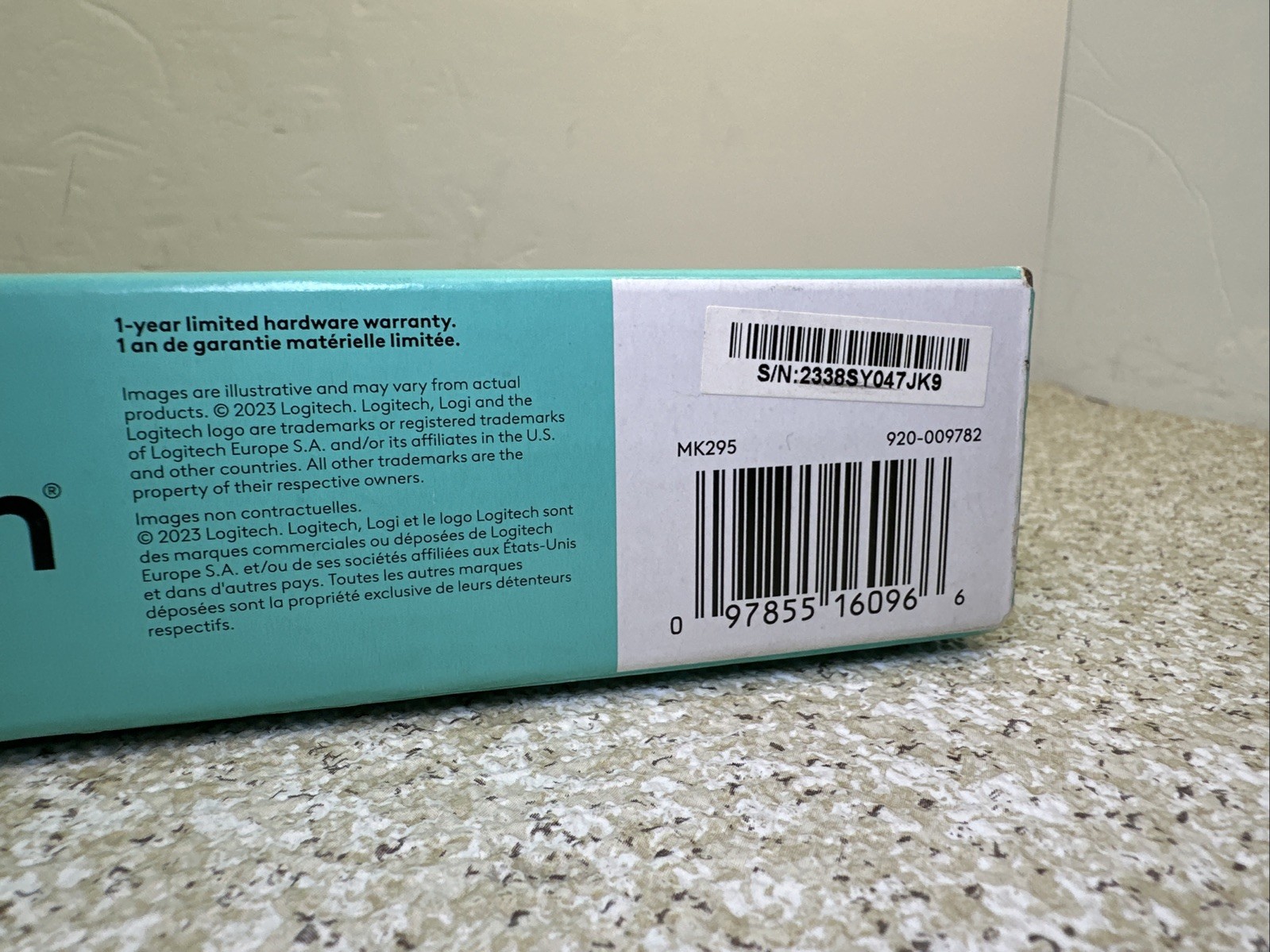 Logitech MK295 Silent Wireless Keyboard & Mouse Combo 920-009782 New Sealed