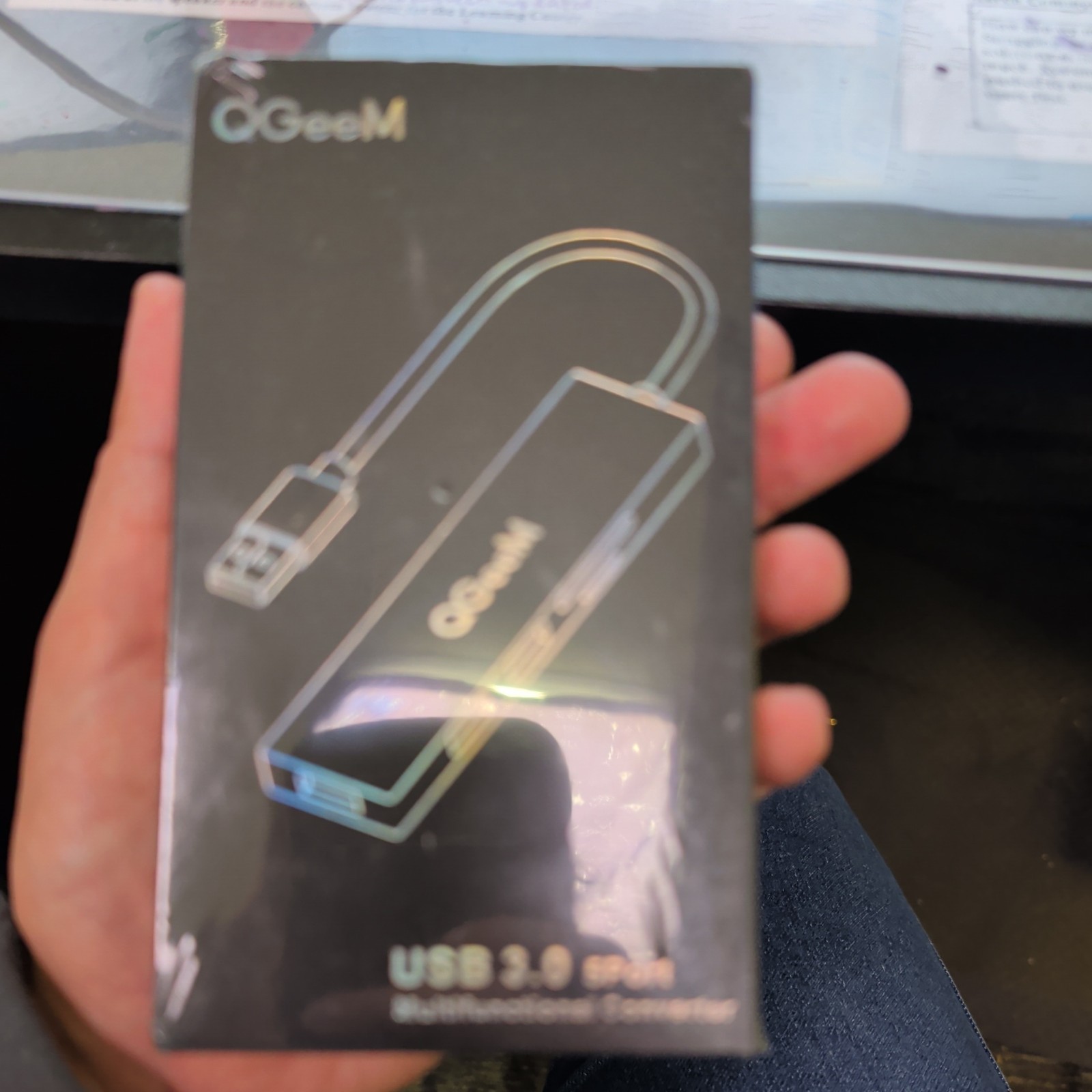 QgeeM USB 3.0 5-Port multifunctional Hub Converter – SD/TF Card Reader- NEW
