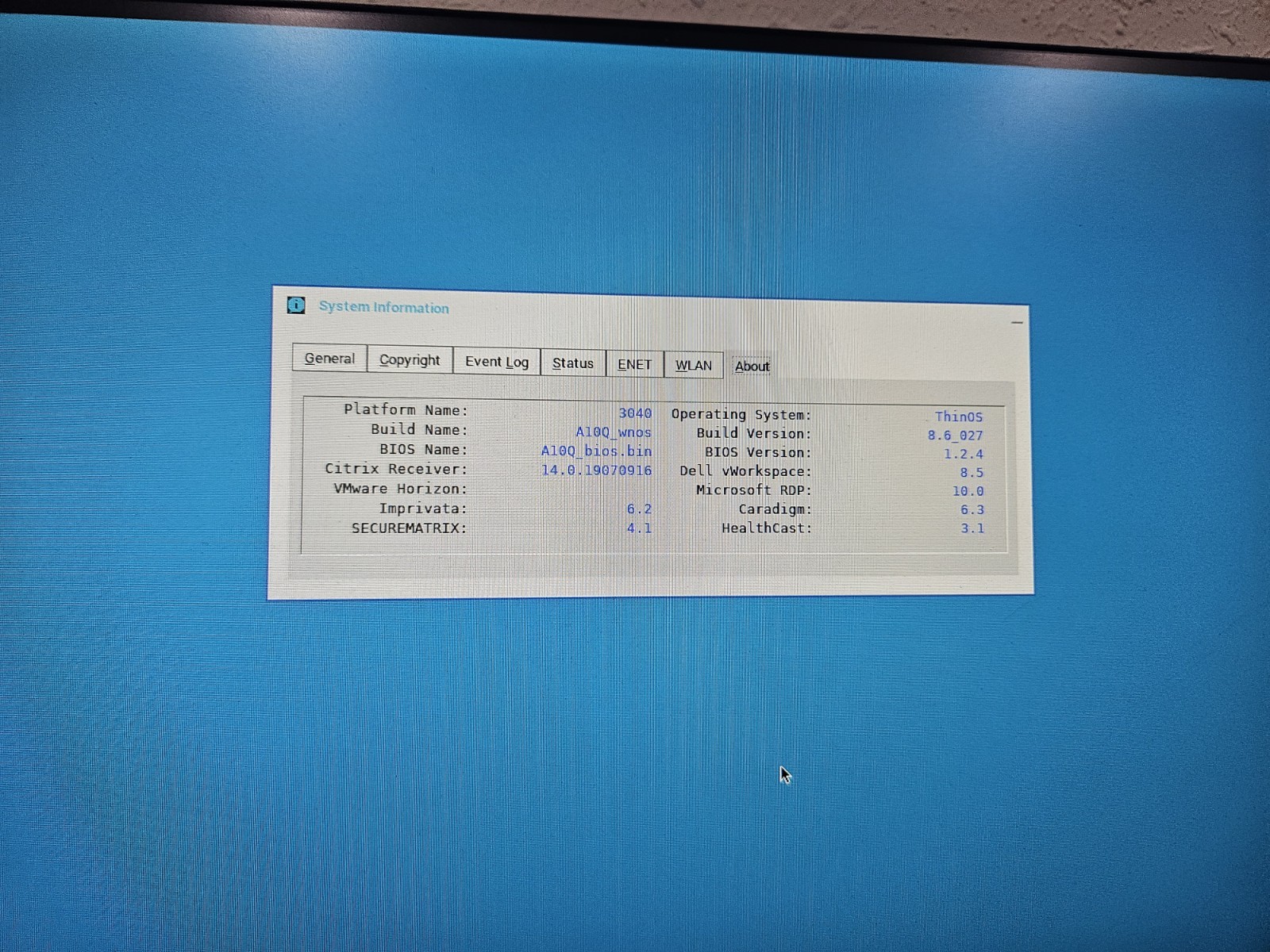 Dell Wyse 3040 N10D Thin Client Intel x5 1.44GHz 8G Flash 2G Ram WIFI, No Adapte