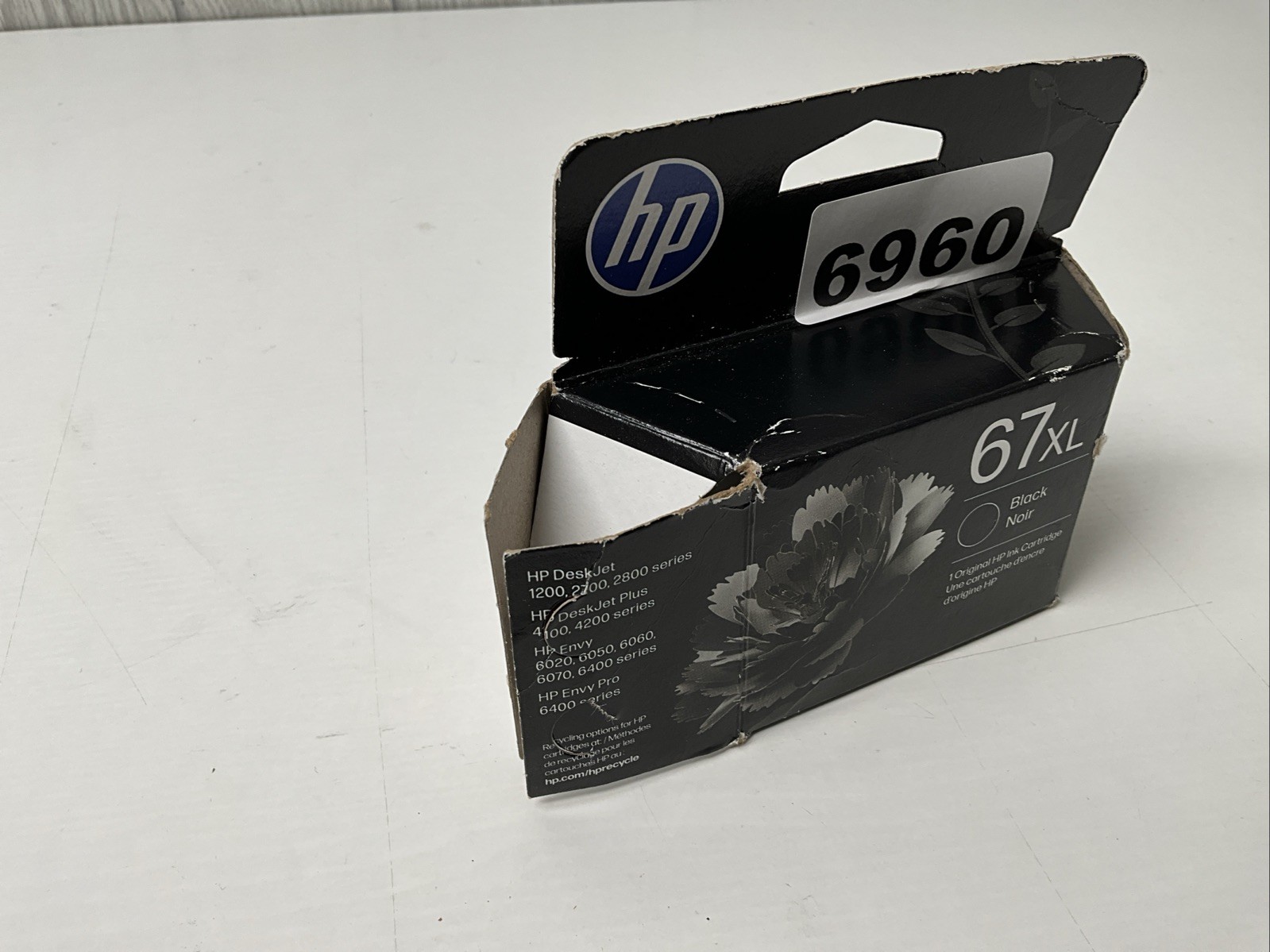 HP 67 XL High Yield Original Ink Cartridge New Open Box Exp 7/2027