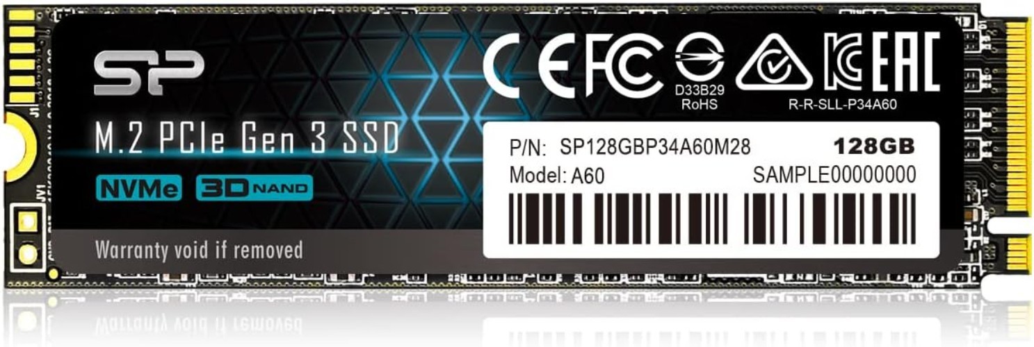 Silicon Power 128GB NVMe M.2 PCIe Gen3x4 2280 SSD
