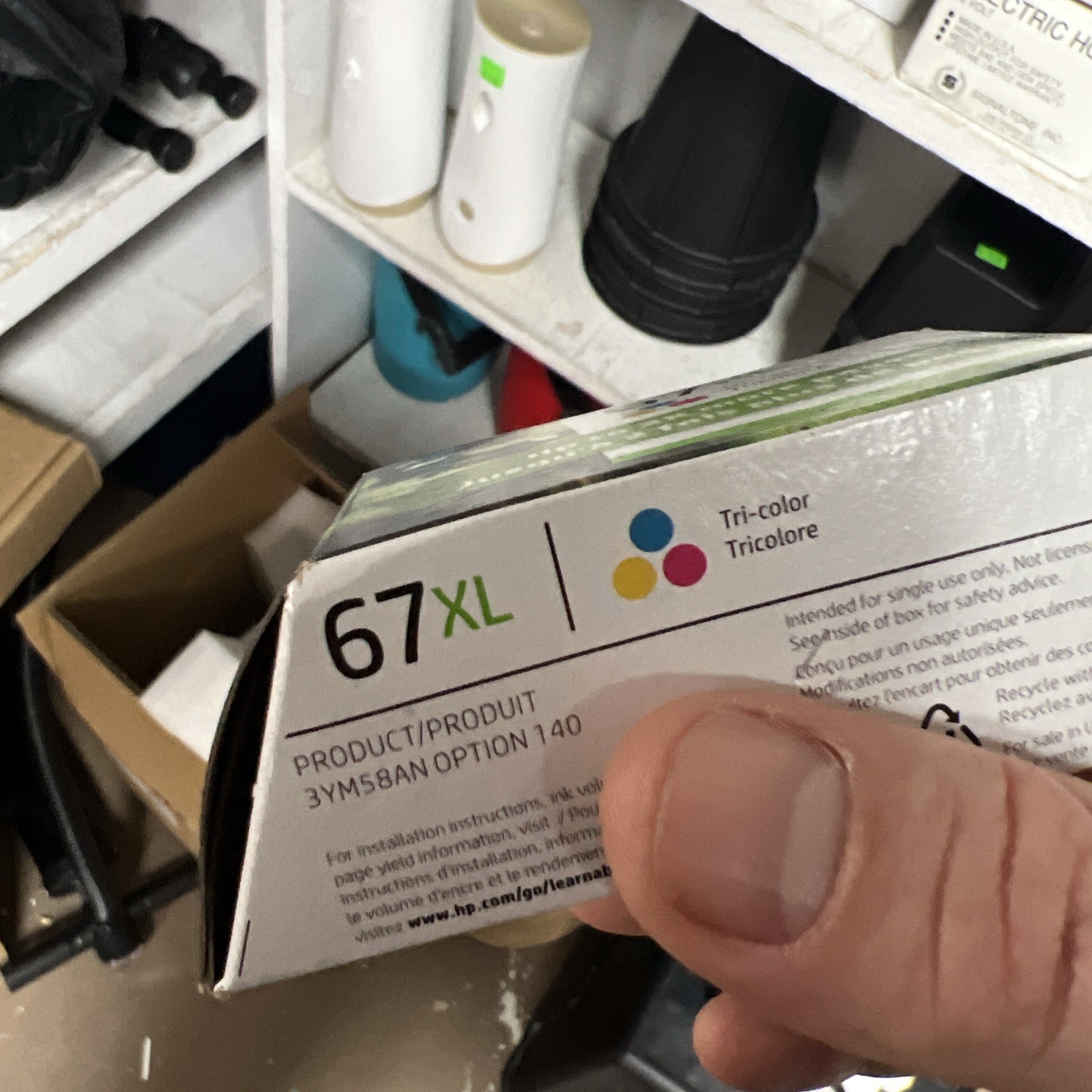 HP 67 XL Tri Color Ink Cartridge New Sealed Exp 2023