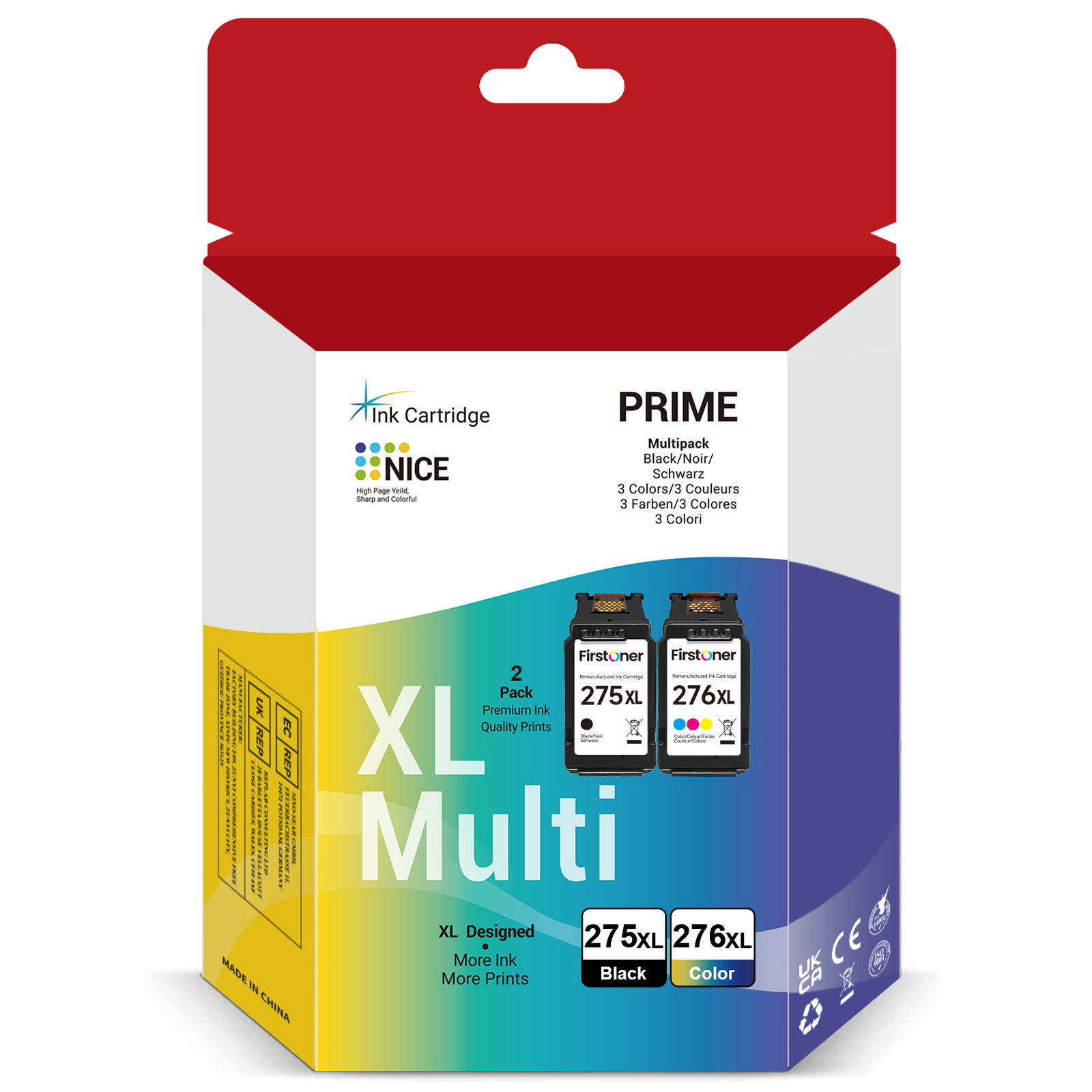 275XL 276XL Ink Cartridges for Canon 275 276 Pixma TS3522 TR4720 TS3500 TR4722
