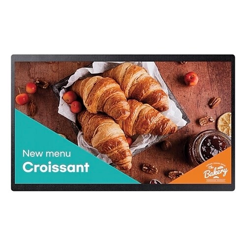 Samsung QBC Series 24″ 1080p Full HD Commercial Monitor, Black (No Stand)