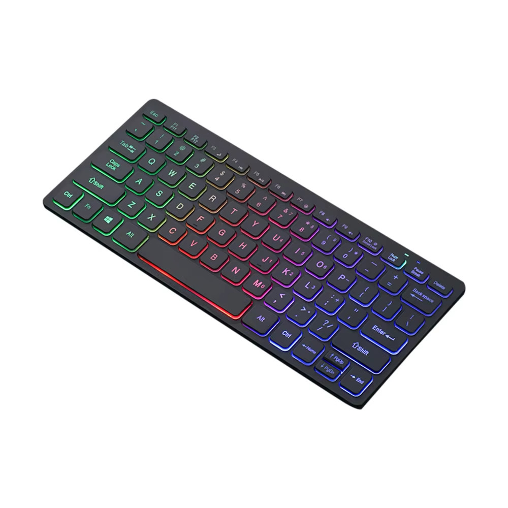 Mini USB Wired Keyboard 78 Keys Compact External Keyboard for PC