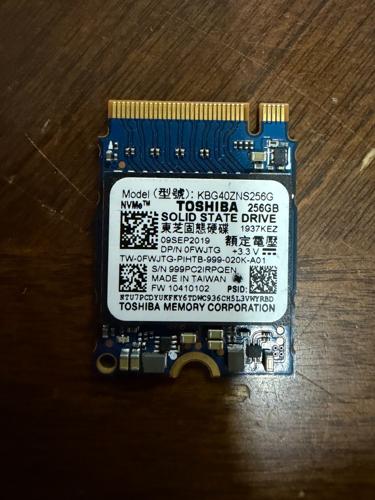 SSD M.2 NVMe: Different brands and capacities
