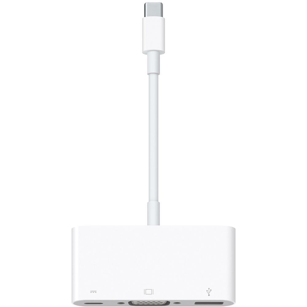 Apple USB-C VGA Multiport Adapter MJ1L2AM/A – White – Open Box