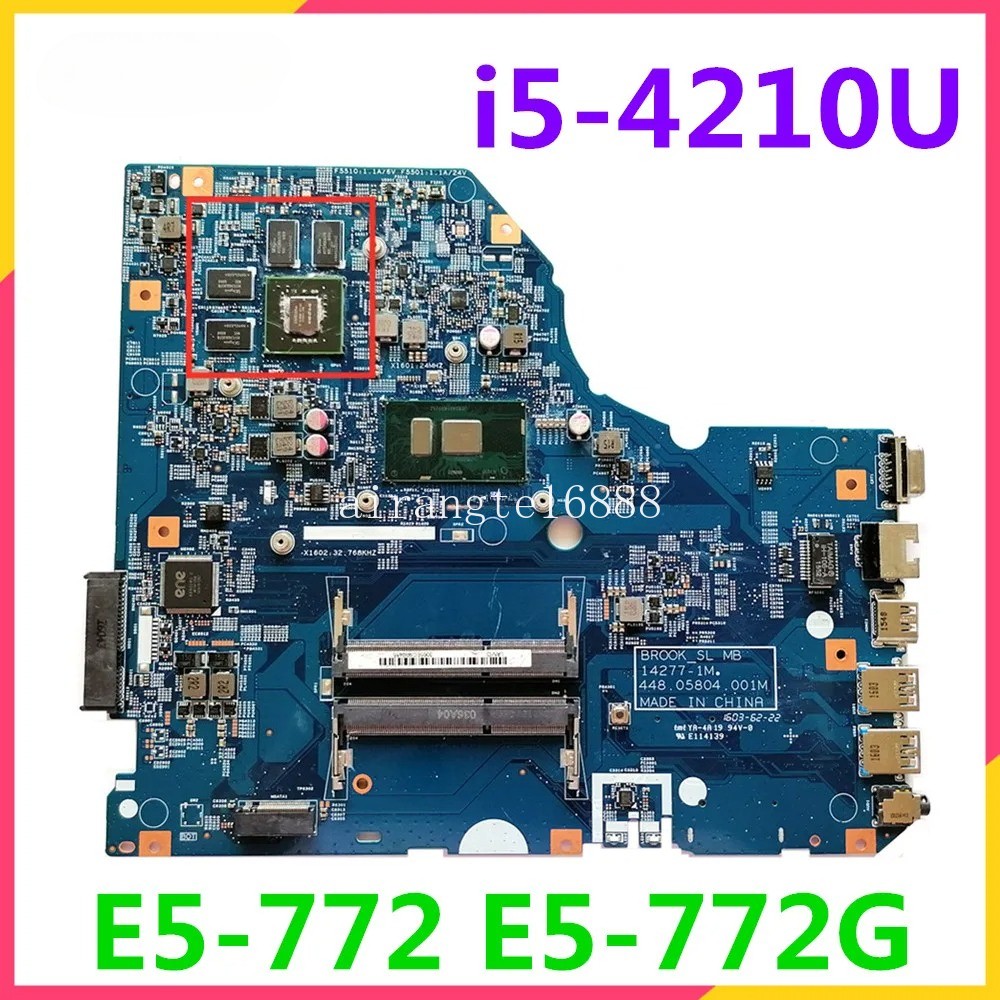 14276-1M For Acer Aspire E5-772G E5-772 Motherboard i3 i5 i7 CPU 940M GPU