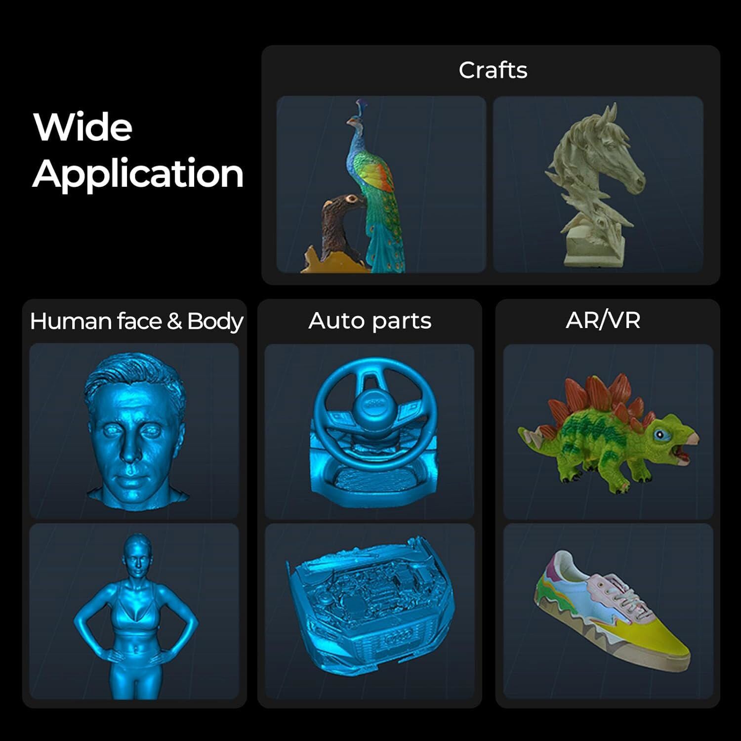 Creality CRScan Ferret Pro Wireless 3D Scanner 0.1mm Accuracy Full-Color Capture