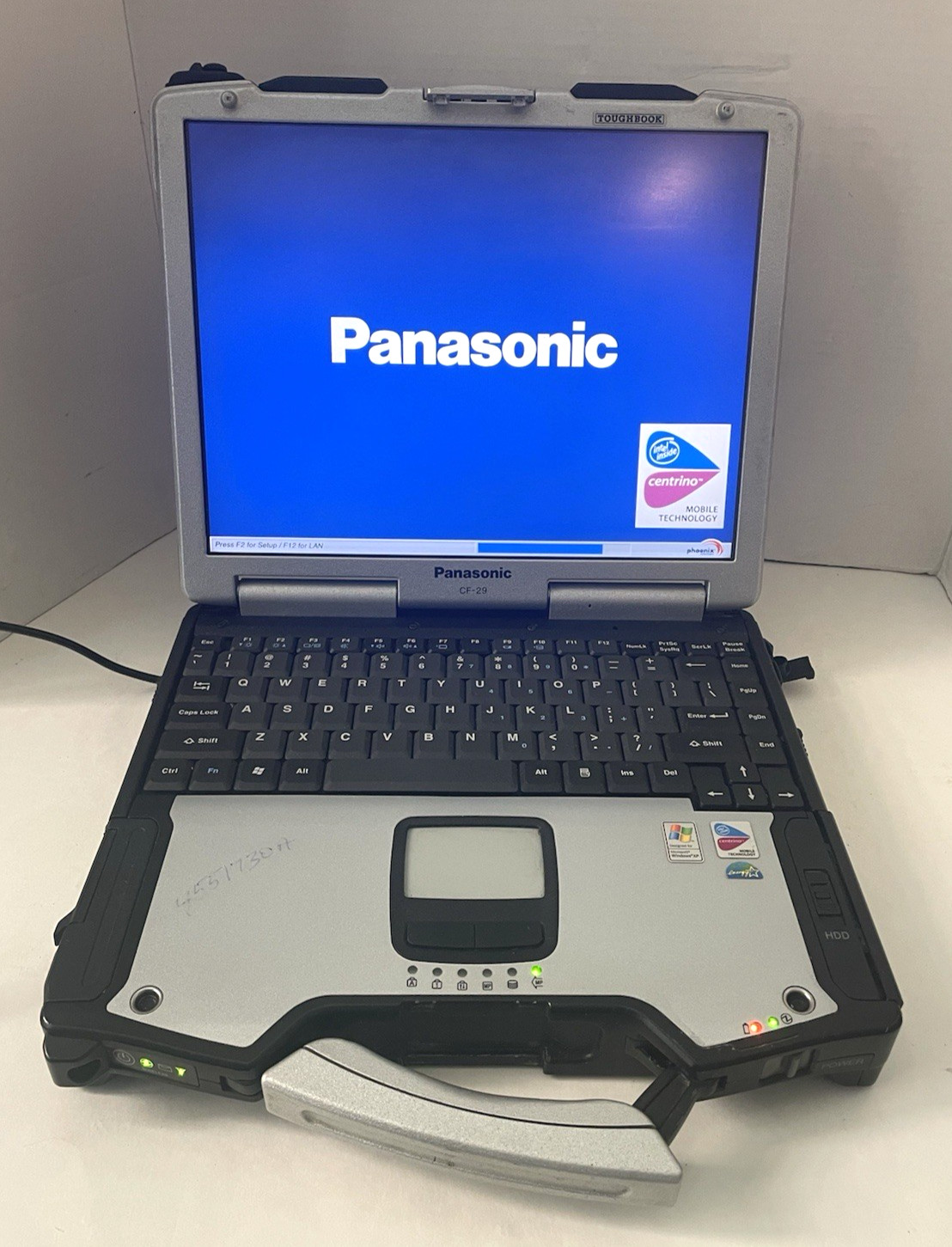 PANASONIC CF 29 Toughbook Laptop 1.60GHz Pentium M 512MB RAM NO HDD FOR REPA