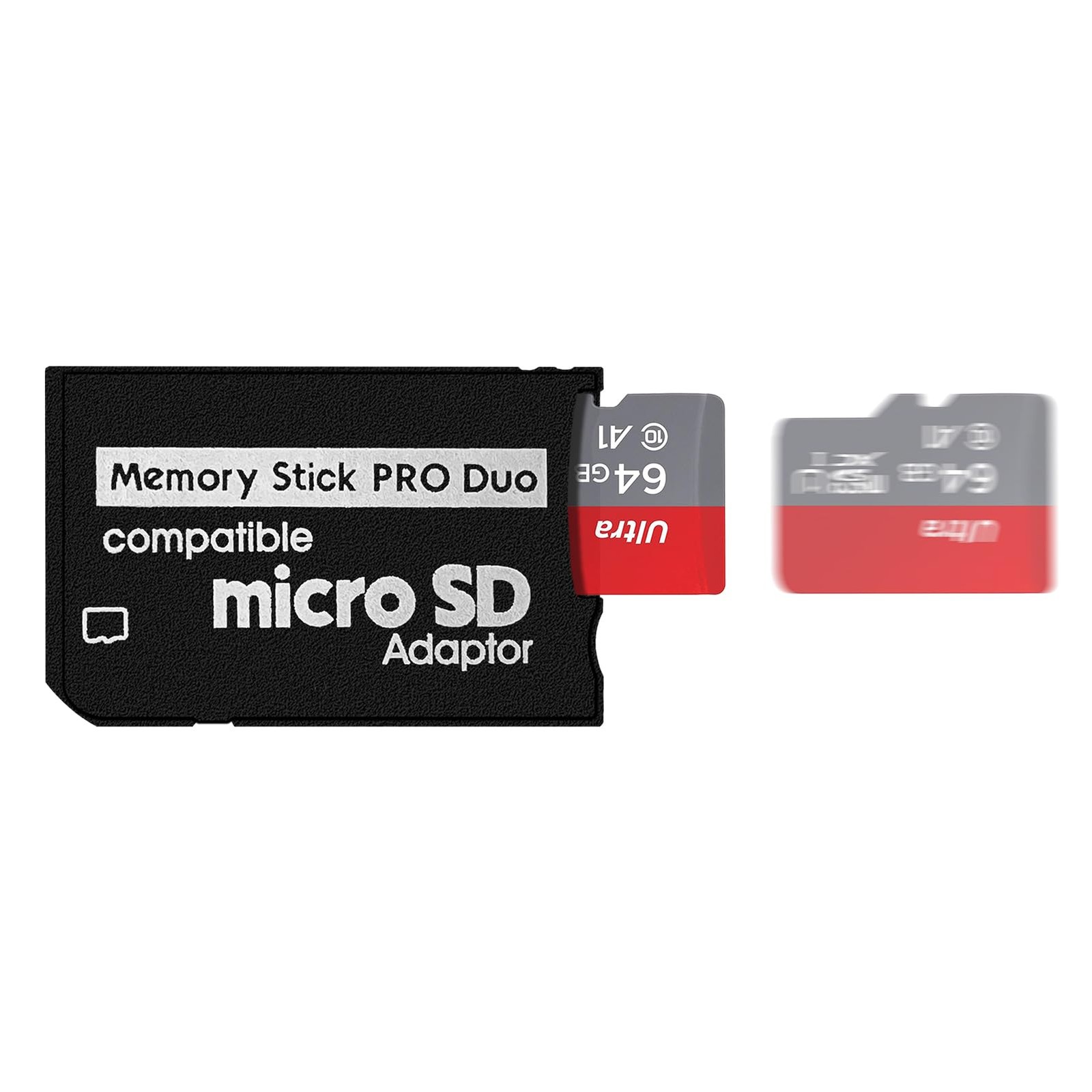 Micro SD to Memory Stick PRO Duo Adapter 128GB Max for PSP Camera Handycam