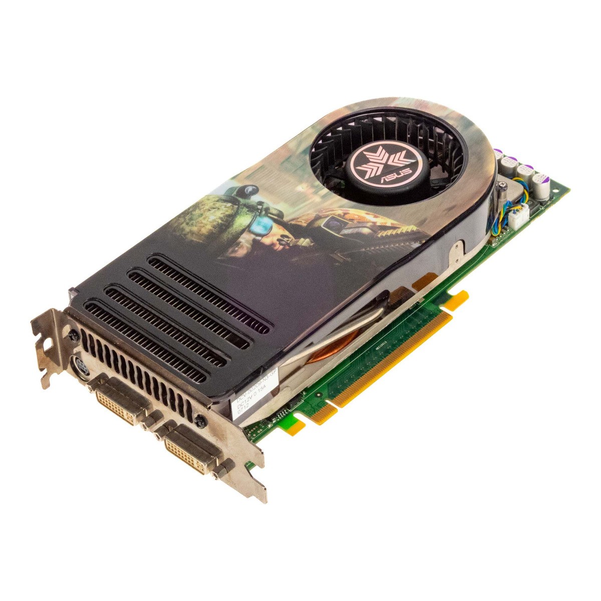 Graphics Card ASUS NVIDIA GEFORCE 8800 GTS 320MB EN8800GTS/HTDP/320M/A PCIe