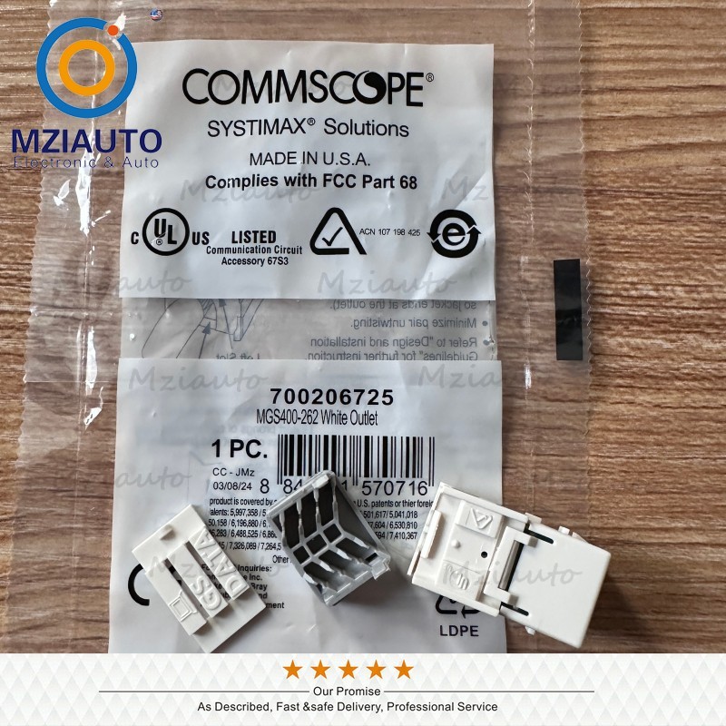 100PCS Category6 Gigabit Network Jack Module For CommScope RJ45CAT6 MGS400-26 US