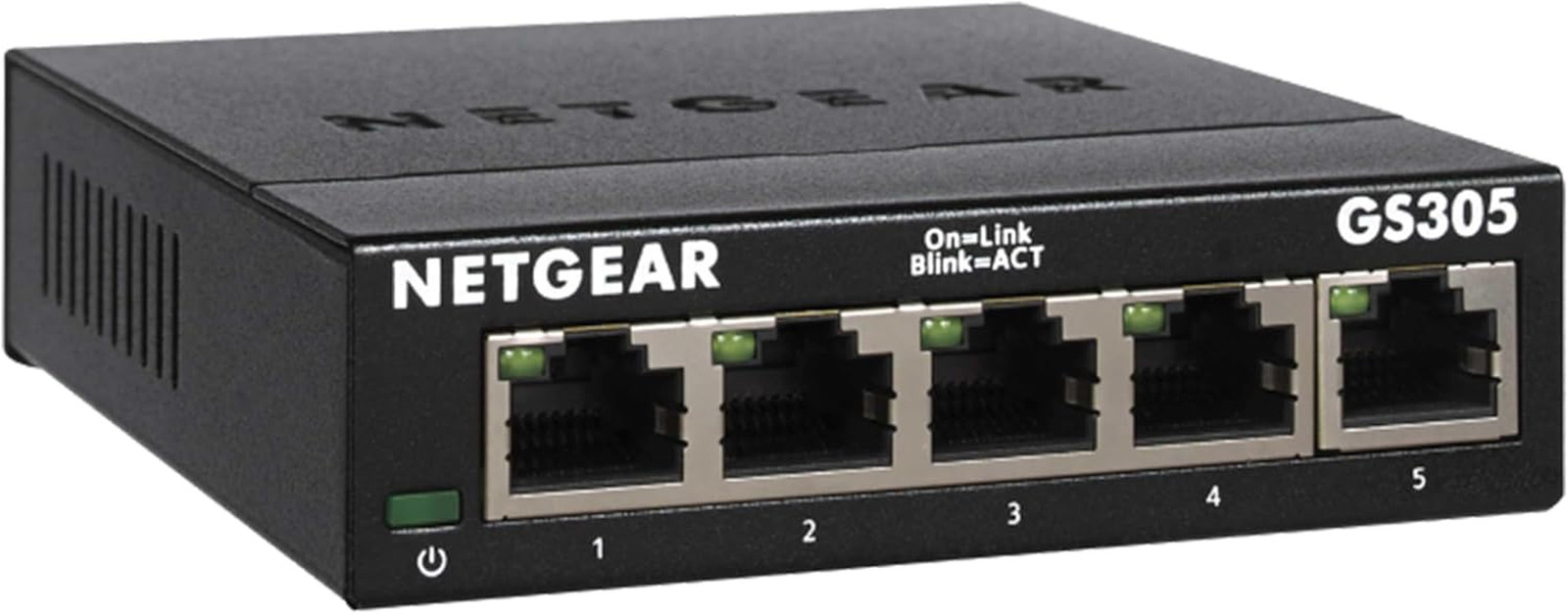 5-Port Gigabit Ethernet Unmanaged Essentials Switch – Home Network Hub