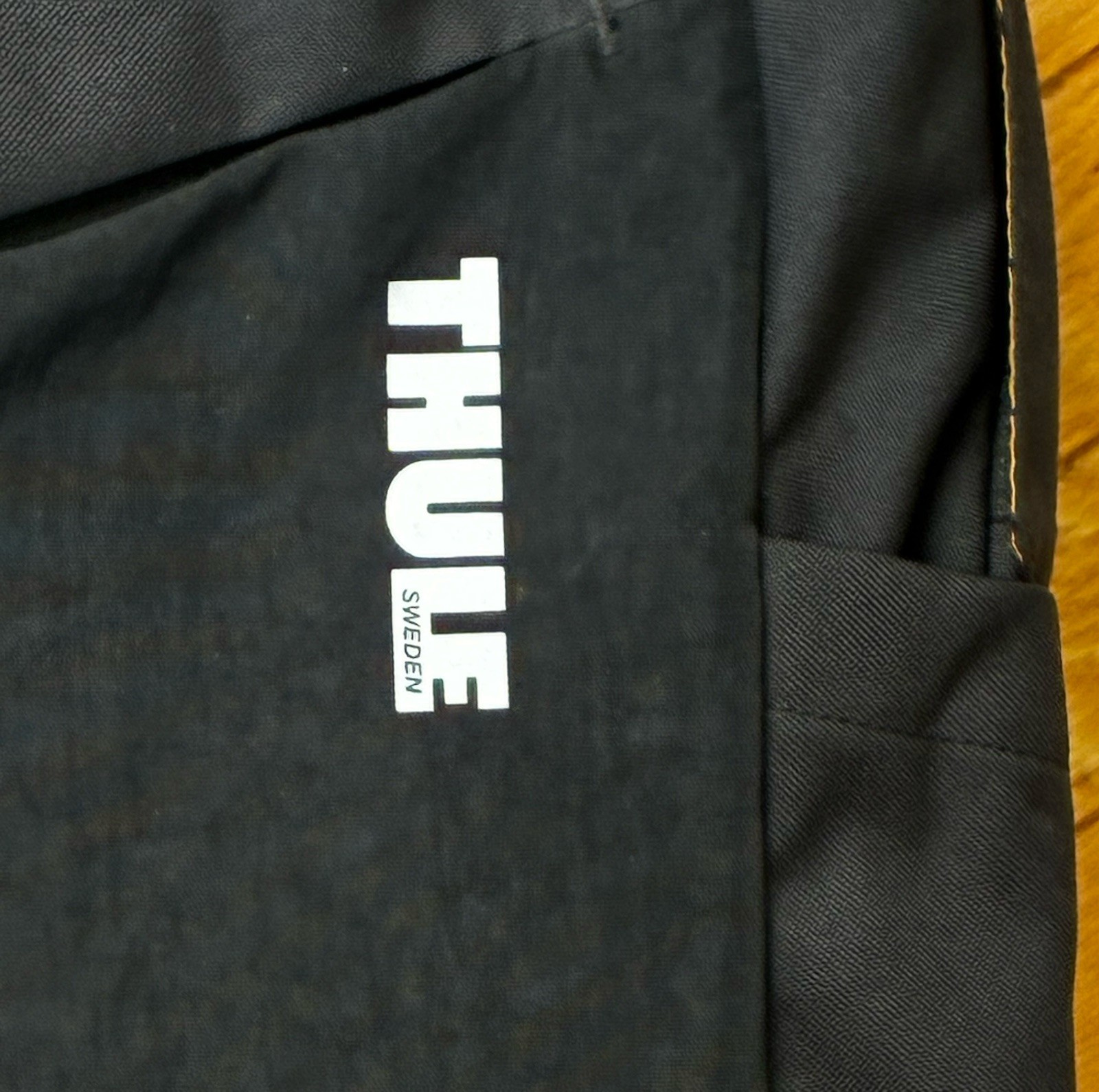 Thule Sweden Backpack Black Softshell Geometric Lined Padded, Laptop Compartment