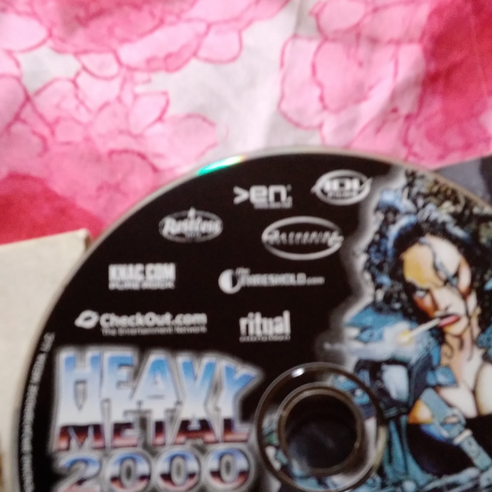 KISS 2-PC CD-ROM Lot: Psycho Circus Nightmare Child + Heavy Metal 2000 Win/Mac