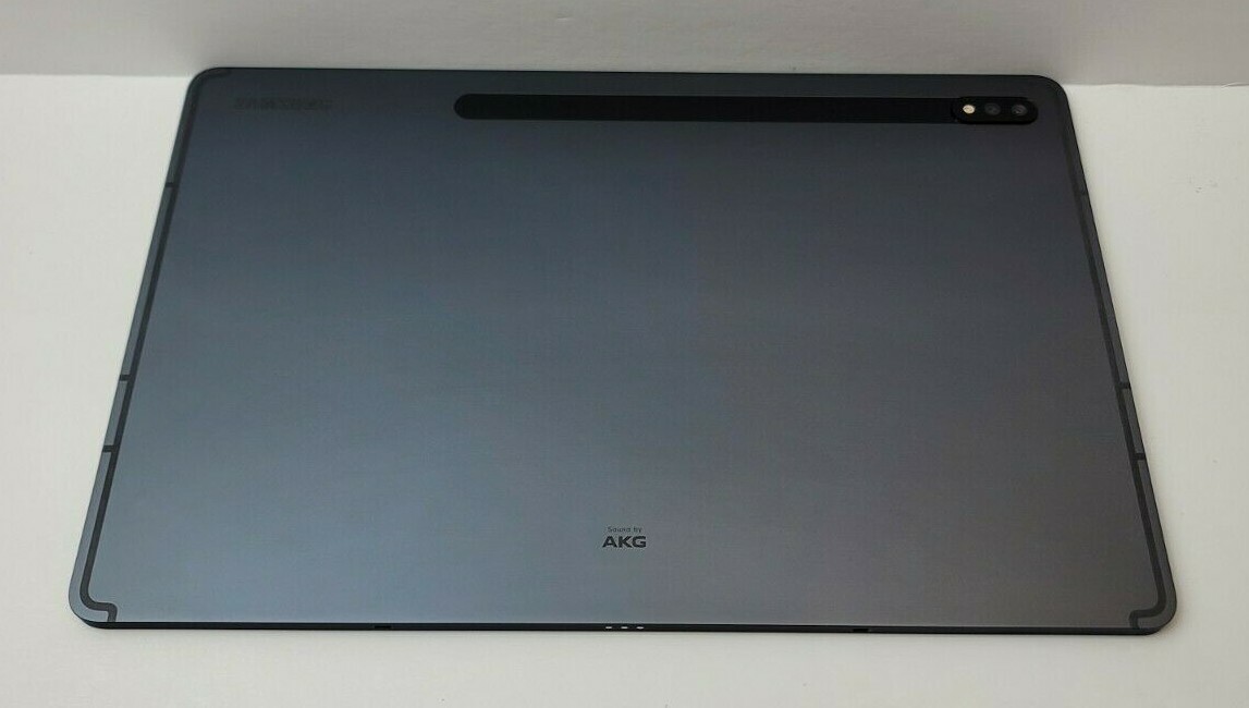 Samsung Galaxy Tab S7+ Plus 128GB, Wi-Fi, 12.4 in Mystic Black no S-Pen GREAT!