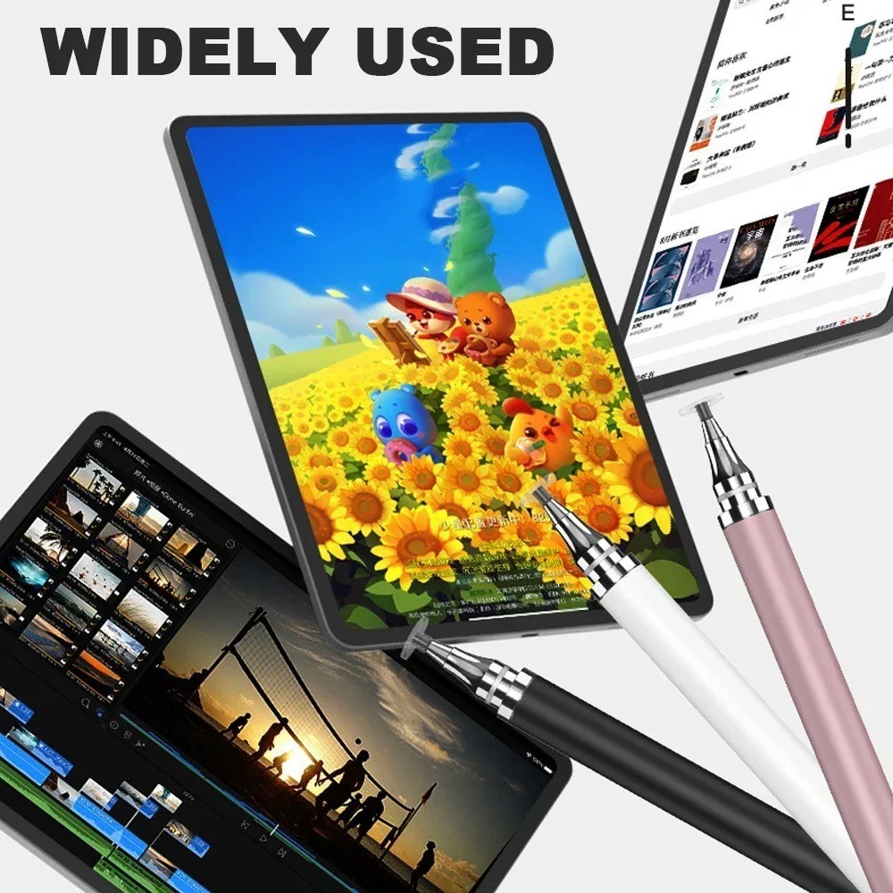 Tablet Pen Drawing Screen Touch Pen 2 in 1 Stylus Pen for IPhone IPad Tablet Cap