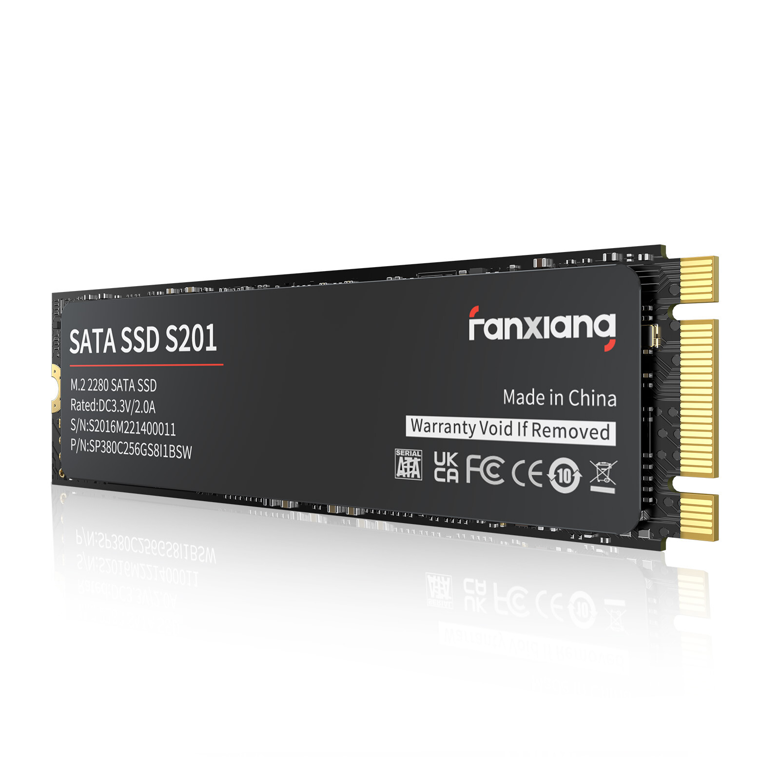 fanxiang M.2 2280 SATA III 2TB 1TB 512G SSD 6Gb/s Internal Solid State Drive Lot
