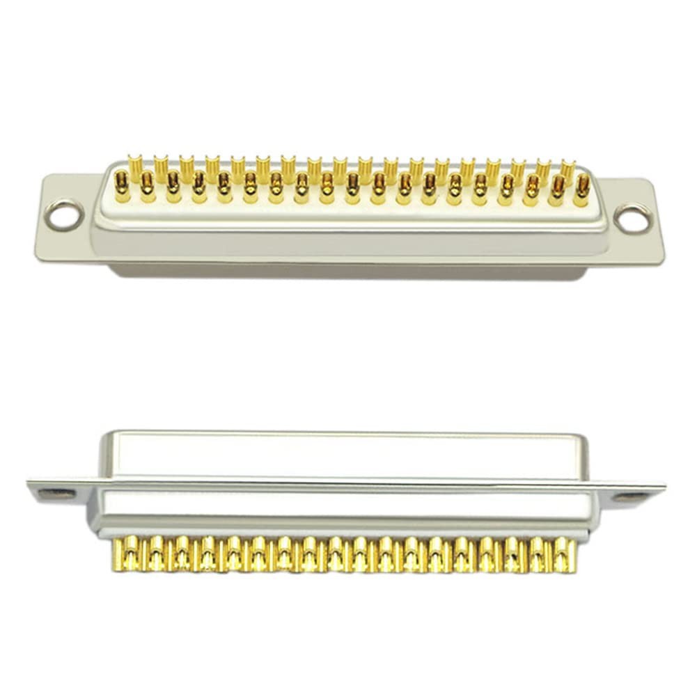 4 PCS DB37 RS232 Serial DSUB Solder Cup Connectors Gold Plated 37Pin Joint