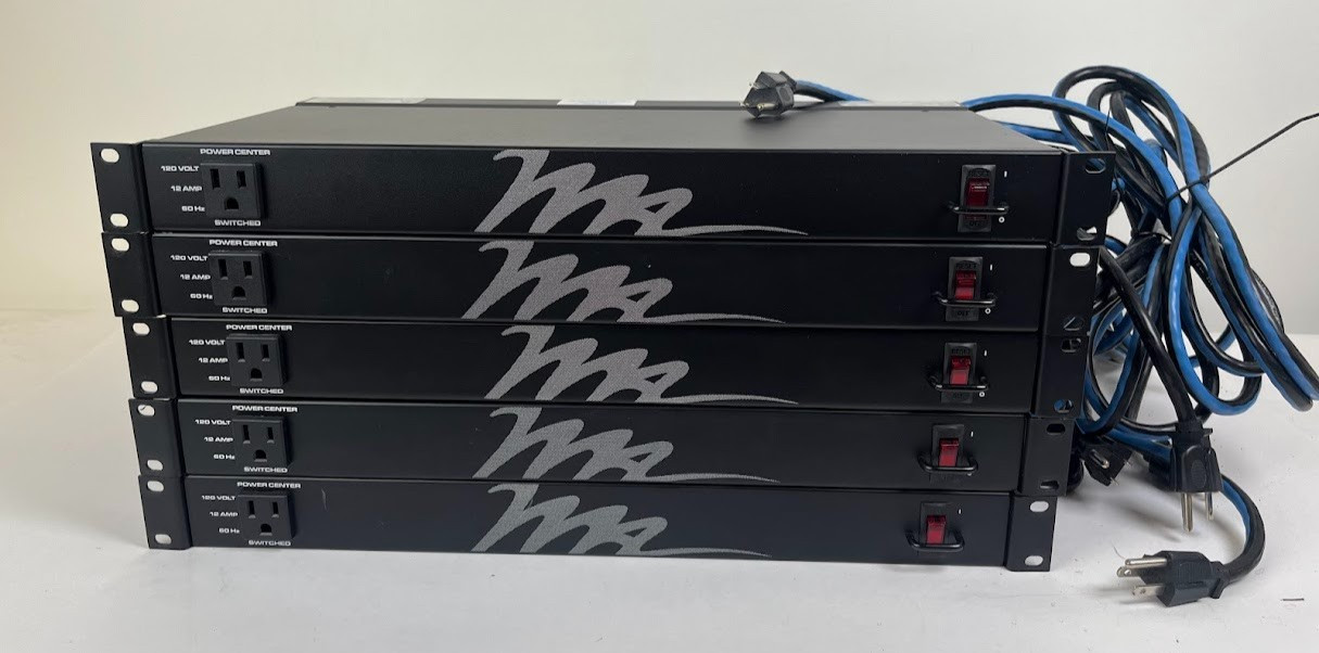 Lot of 5 Middle Atlantic PD-915R 9-Outlet 15A Rackmount Power PDU Strip
