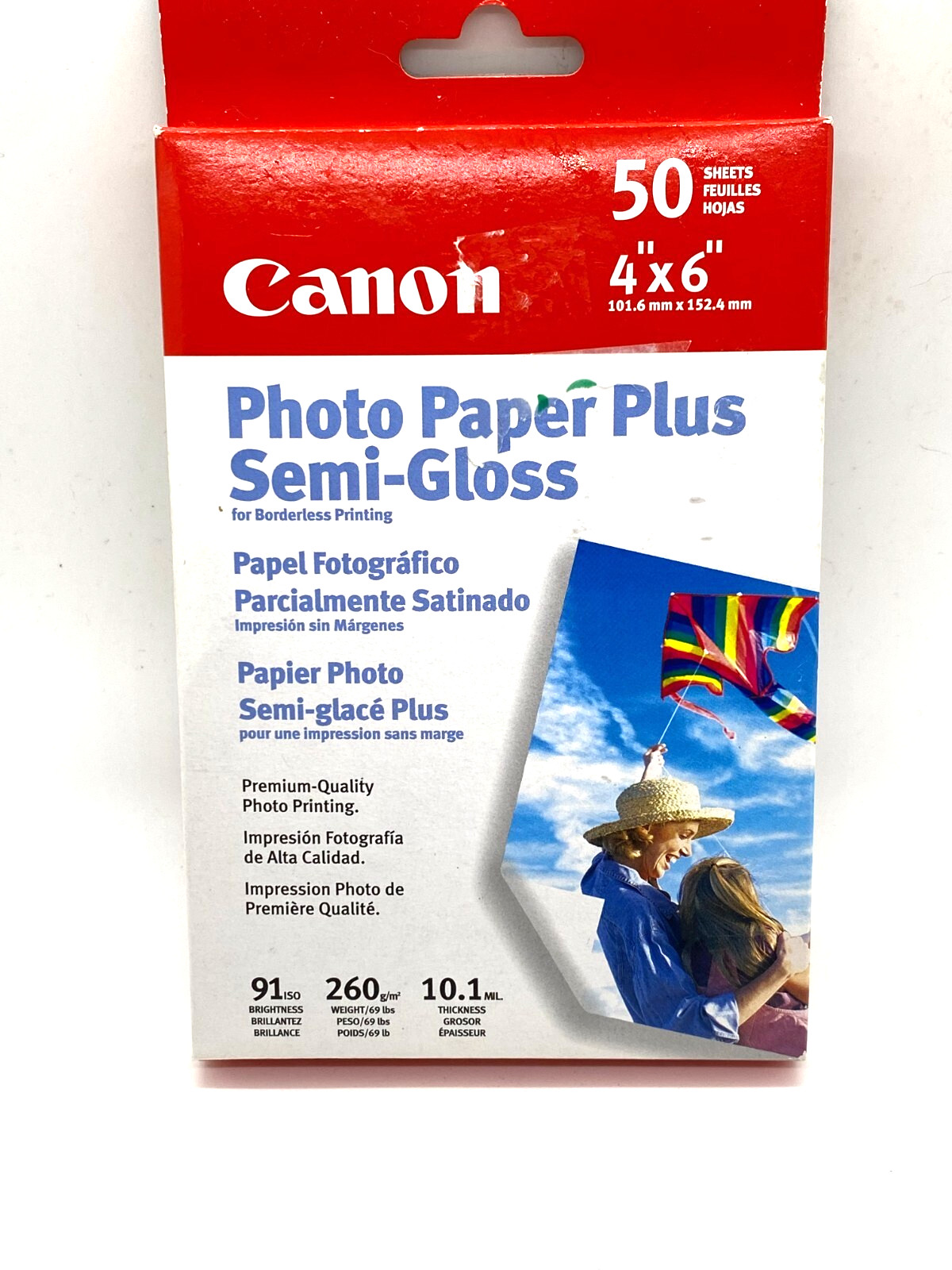 Canon Photo Paper Plus Semi-Gloss 4×6” – 50 Sheets NEW