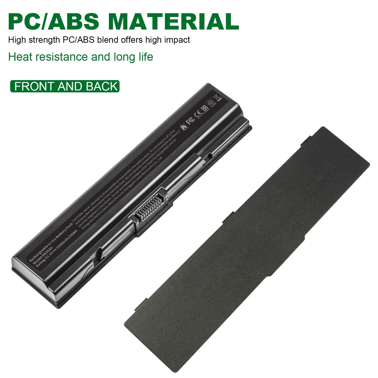 LOT Battery PA3534U-1BRS For Toshiba Satellite PA3727U-1BRS PA3533U-1BRS 5200mAh