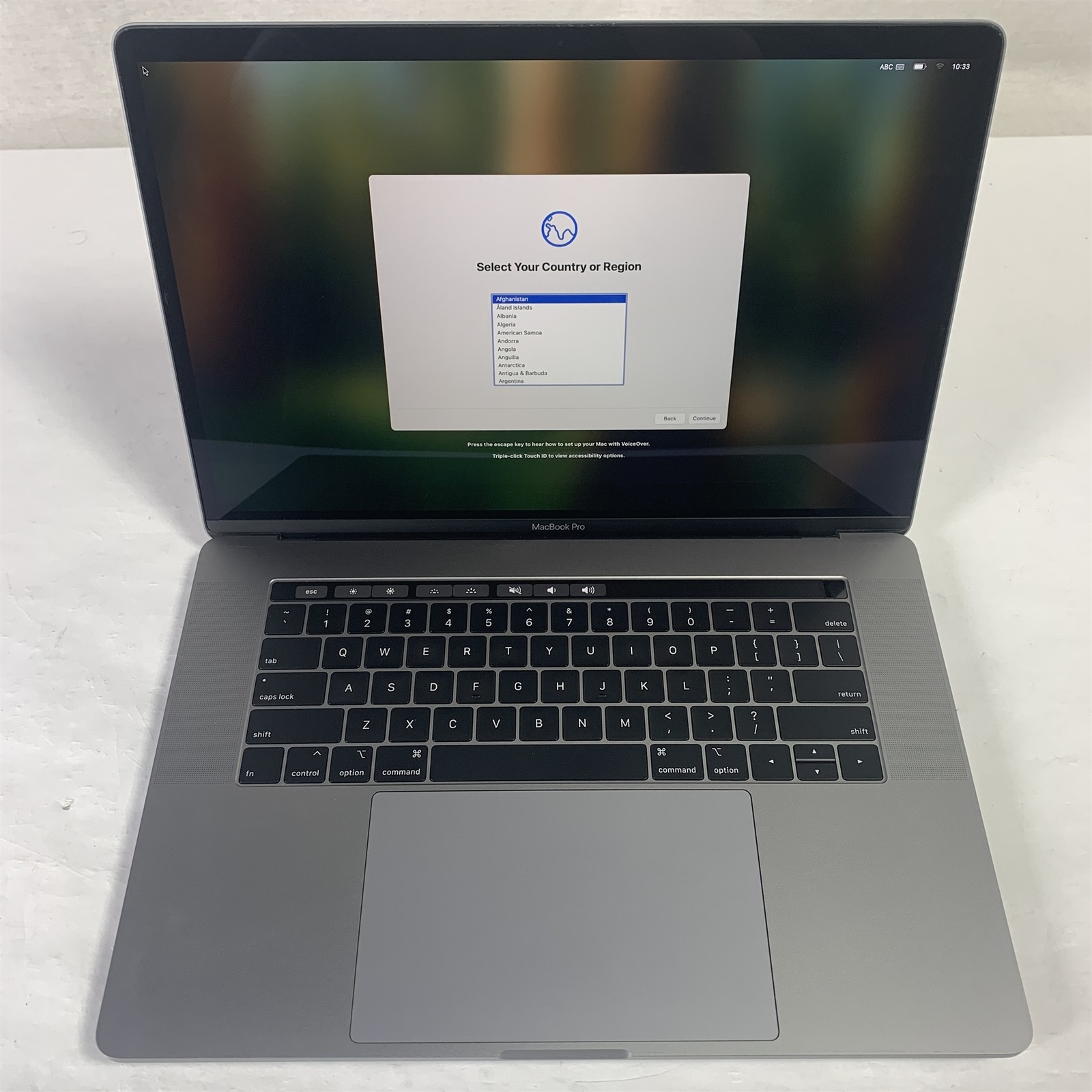 Apple MacBook Pro A1990 15″ 2019 Laptop Oct Core i9-9880H 2.3GHz 16GB 500GB SSD