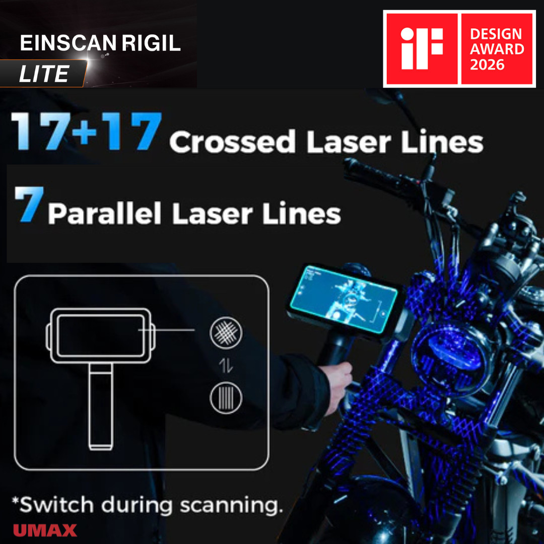 Shining 3D EinScan Rigil Lite Wireless 3D Scanner Laser IR Full Color