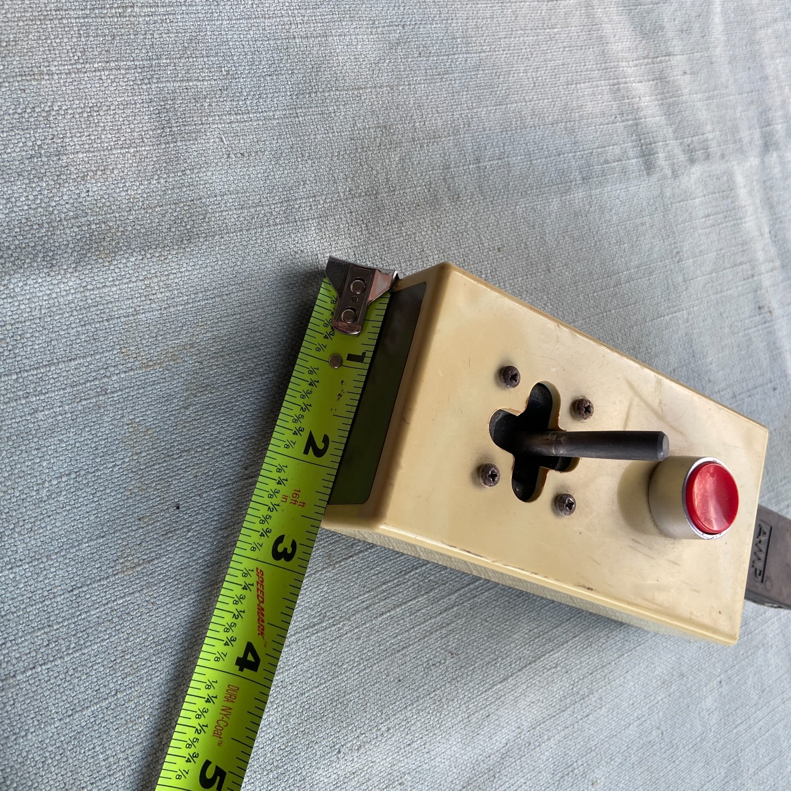 Vintage Computer Mouse Control ? Push Button Joystick Red Button TG AMP IBM ? PC