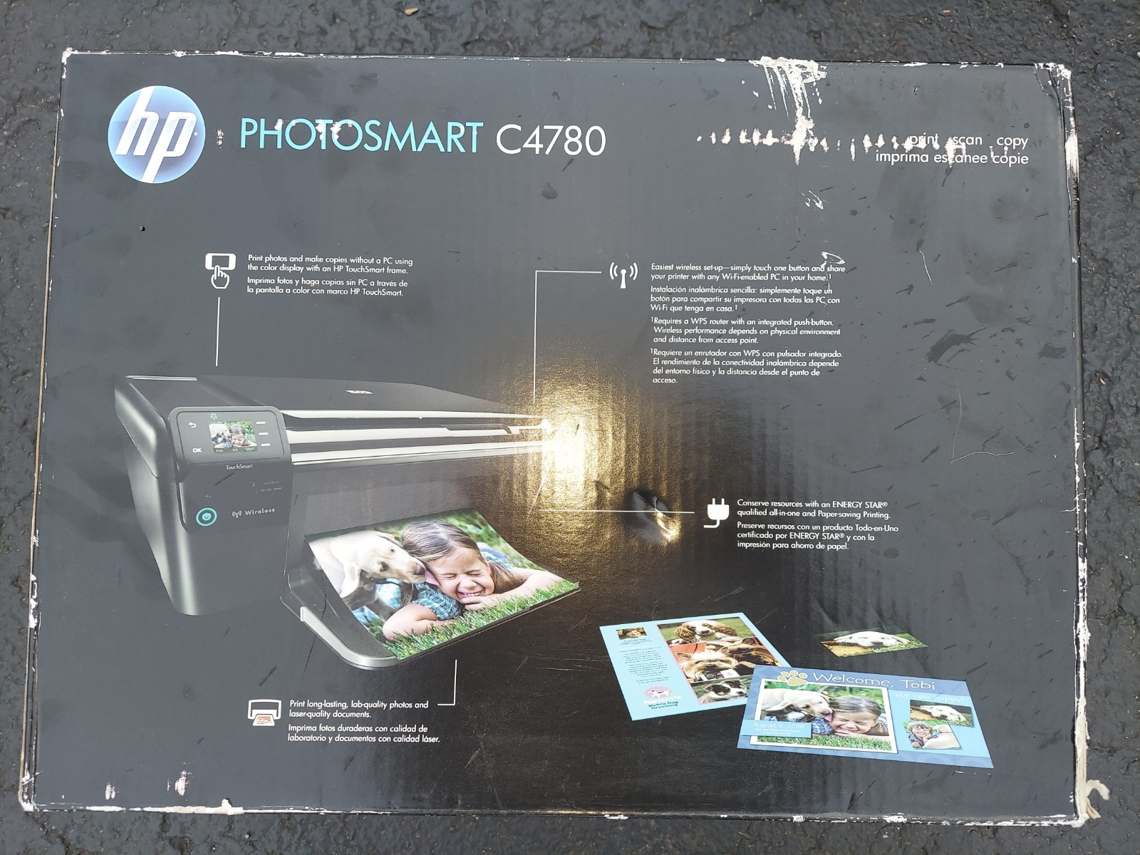 HP Photosmart C4780 All-In-One Inkjet Printer New In The Box Sealed