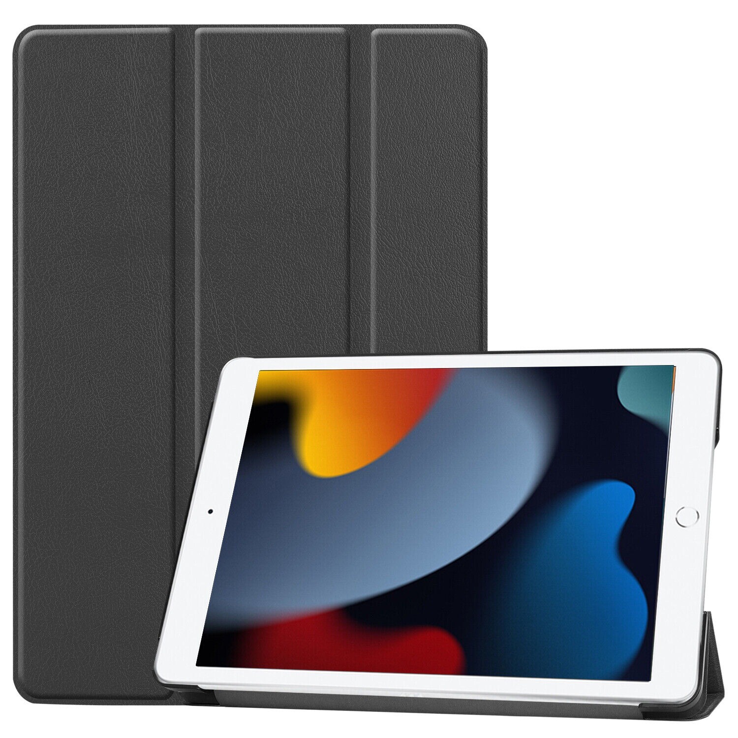 For iPad 9th 8th 7th 6th 5th Generation Mini Tri-Fold Smart Leather Case Cover