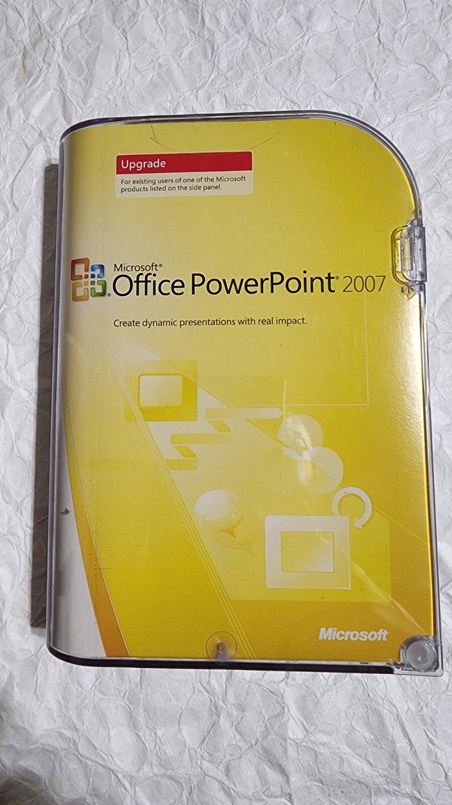Microsoft Office PowerPoint 2007 For Windows CD/DVD Media and Upgrade License