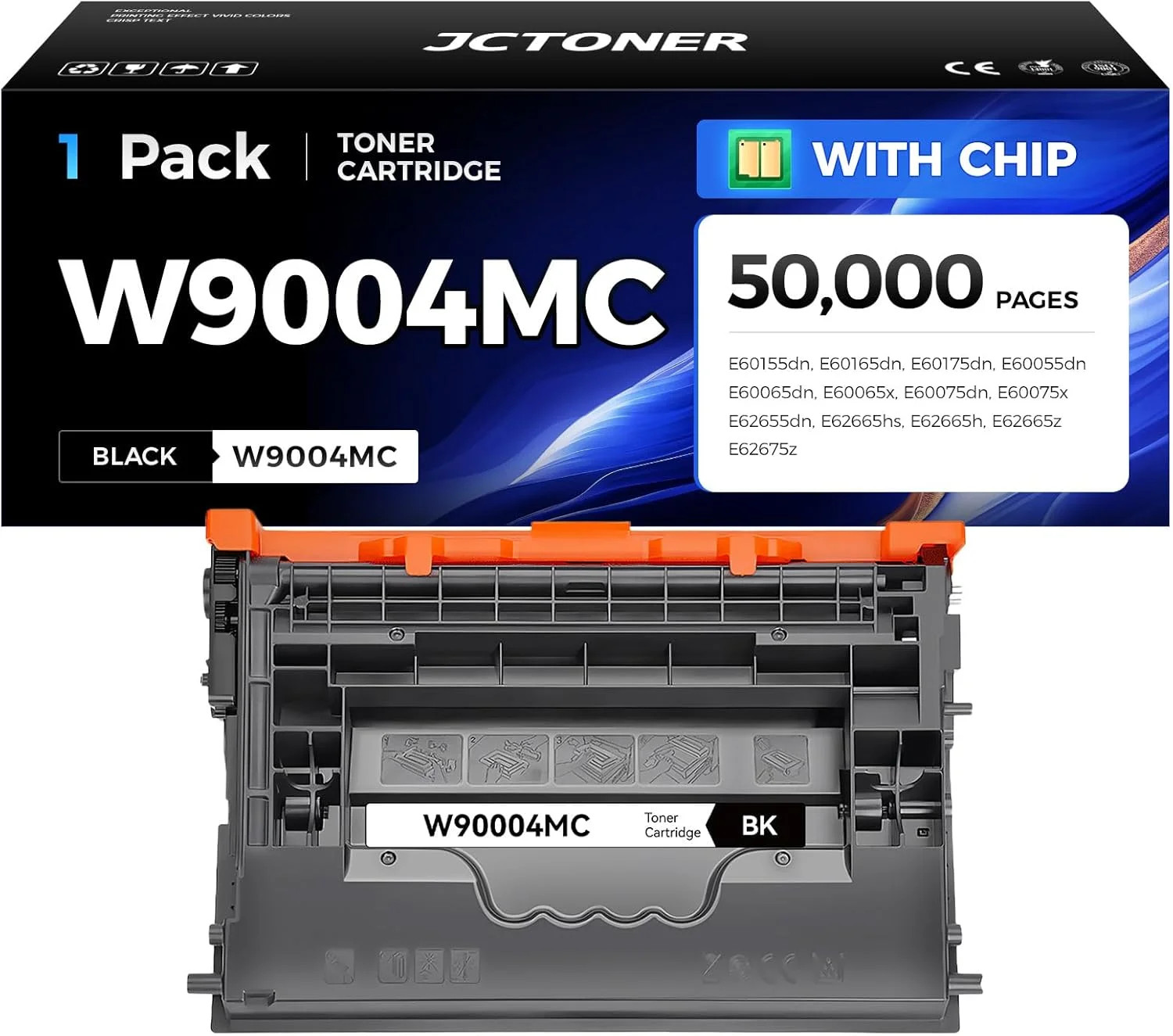 W9004MC Black Toner Cartridge High Yield with Chip Replacement for HP W9004MC…