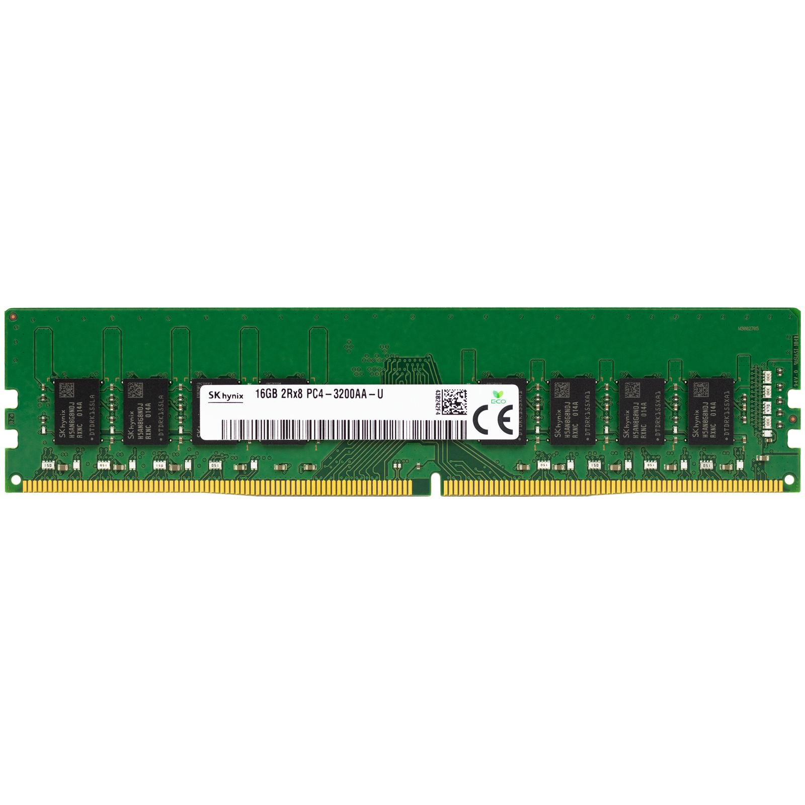 Hynix 16GB DDR4 3200 MHz PC4-25600 DIMM 288-Pin 2Rx8 Desktop Memory RAM 1x 16G